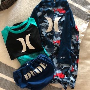 🏝️ Hurley and Charlie Banana 3 Piece Swim Lot